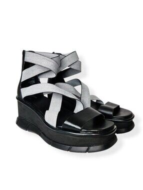 Sorel Joanie III Sport Strap Platform Sandals Black Open Toe Women's Size 9